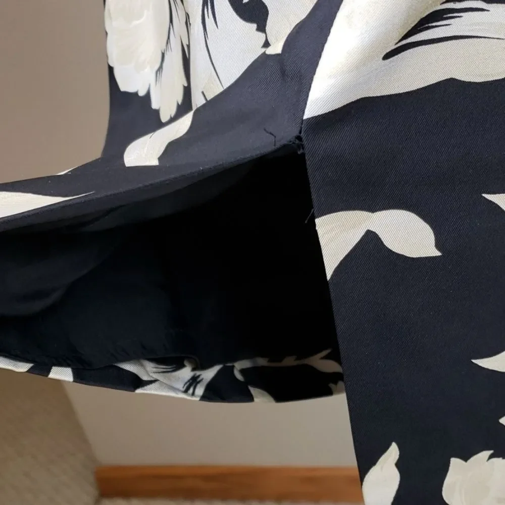 {Ann Taylor} 100 % Silk Floral Dress Petite - Picture 4 of 5